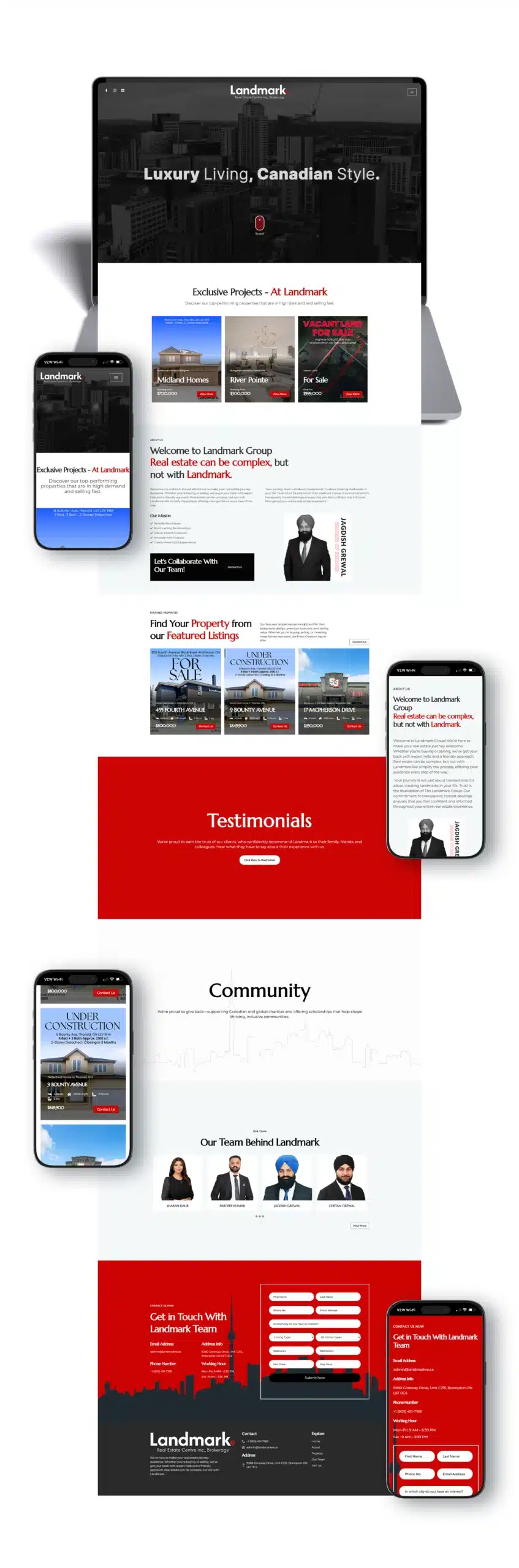 Landmark Real Estate Case Showcase